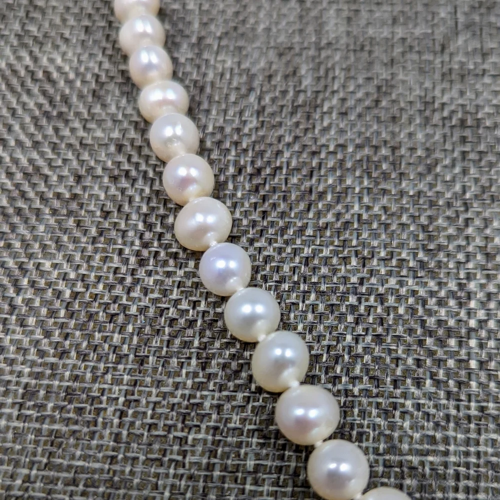 REAL - 7-8mm Pearl Necklace - Picture 4 of 13